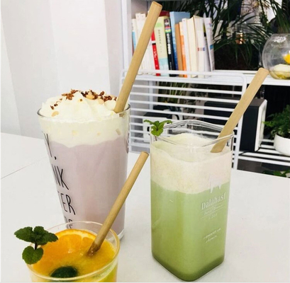 Bere freddo di Straw Healthy Natural Straw Coffee delle paglie di bambù eliminabili durevoli