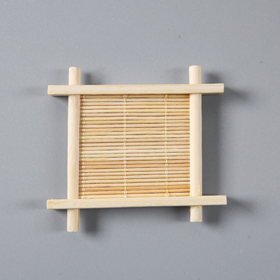 Piattino di legno di bambù naturale leggero Mat For Succulent Plant Pots comodo della pianta