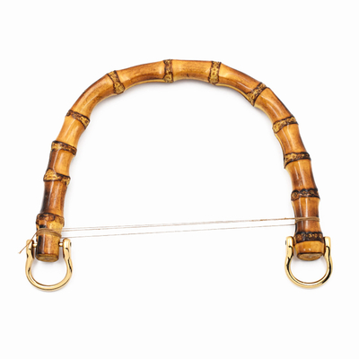 Maniglia di bambù naturale della borsa per il semicerchio degli accessori della borsa delle donne o la maniglia rotonda della borsa