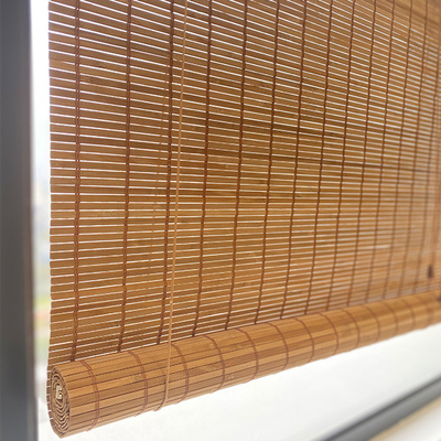 Il bambù naturale rotola sull'otturatore cieco di Roman Shade Home Decoration Sun della finestra
