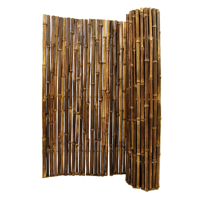 Recinzione di bambù decorativa 1.5x1.5m fatta a mano naturale di rotolamento del cortile del recinto