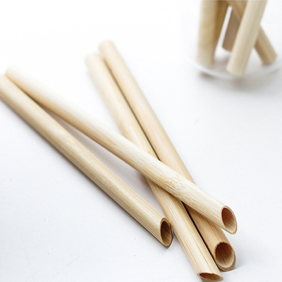 Straw With Customized Laser Label bevente di bambù naturale riutilizzabile registra biodegradabile