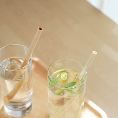 Bere freddo di Straw Healthy Natural Straw Coffee delle paglie di bambù eliminabili durevoli