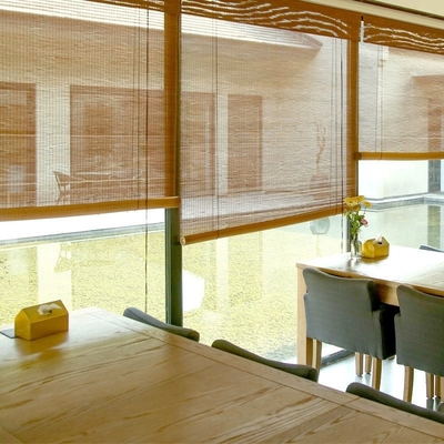 1.8m Bambù Roller Blinds Decorazione Casa Finestra Bambù Roll Up Persiane Romane
