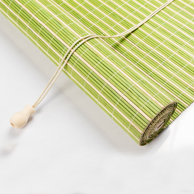 Privacy Indoor Bamboo Roller Blind With Lift, Anti UV Waterproof Bambù tende