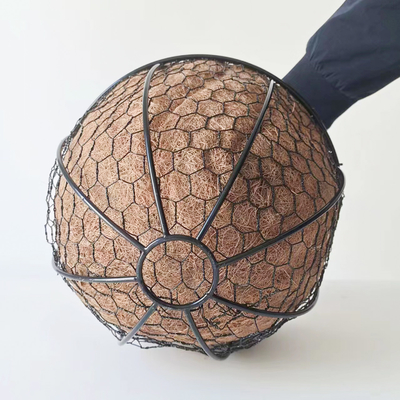 Cestini per giardini per piante Fiore rotondo Cocco Vaso di cocco Cestini per decorazioni