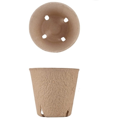 Semi da giardino Coppa di carta da vivaio Piante rotonde Germoglianti Erbe di partenza Pulp Pot Sementeria vassoi