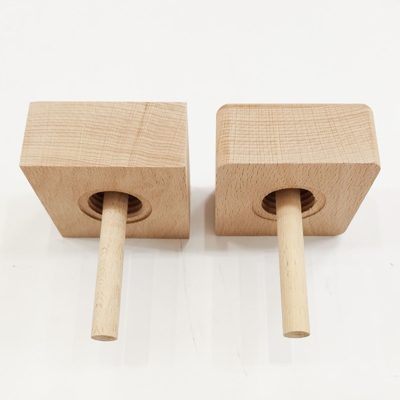 Bottiglia di diffusore di olio essenziale di canna vuota cilindrica/quadrata con bastoncino a sfera di legno