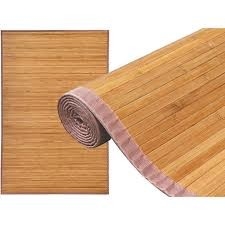 Tappeto in bambù premium naturale al 100% Ecologico Tappetino in bambù sostenibile